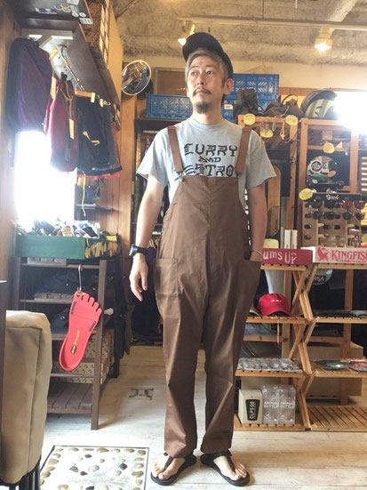 Fisherman's Bib Overall - SKY newtype shop
