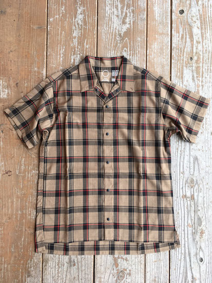 Merino Short Sleeve Shirt - SKY newtype shop Merino Short Sleeve Shirt - SKY newtype shop