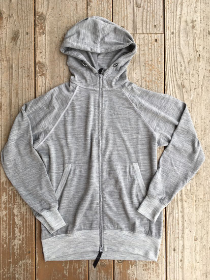 Merino Full Zip Hoody - SKY newtype shop Merino Full Zip Hoody - SKY newtype shop