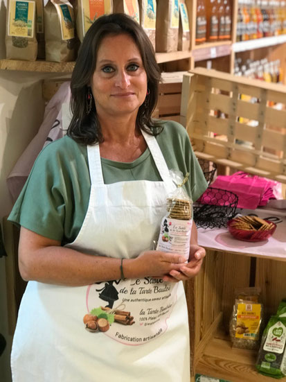 Sandrine Faleyras, artisan locale - La Tarte Bauloise - La Baule © Tarte Bauloise