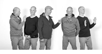 Sven Hemprich in unterschiedlichen Posen