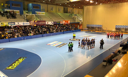 El Palau lleno en un partido del equipo femenino / Foto: Jordi del Puente