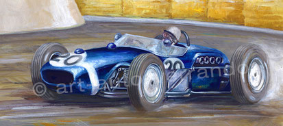 Art automobile - Michel Verrando - F1 painting - Stirling Moss