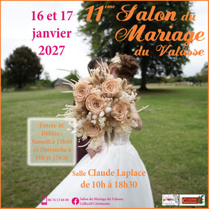 Salon du Mariage et de la Fête du Valasse à Gruchet-Le-Valasse 16 et 17 Janvier 2027