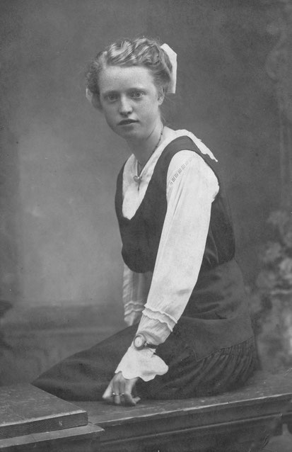 Theresia Flock als junge Frau 1919