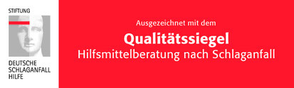 Qualitätssiegel Qualifizierung Zertifizierung Schlaganfall Hilfe Sanitätshaus Klinz Sachsen-Anhalt Bernburg