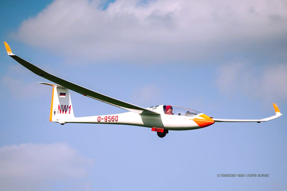Endanflug im Förderflugzeug (Foto: Pribina Cup)