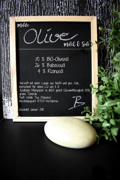 B.nature I Handmade Olive Oil Soap with Brine & Milk
