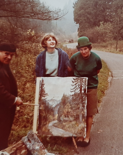 Erwin Bowien and the Bufe family from Weil am Rhein in the southern Black Forest, 1969