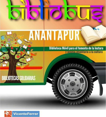 Photo tiré du facebook : @bibliobusanantapur