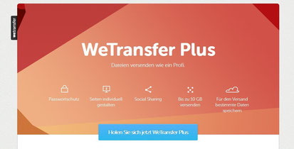 screenshot wetransfer.com