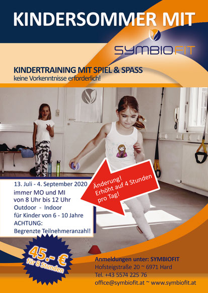 Kindersommer mit SYMBIOFIT Folder