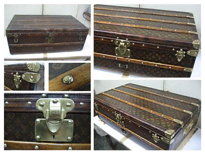 Restauración de baúl de viaje Louis Vuitton - Restauración de muebles Madrid