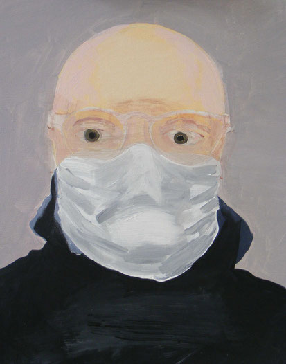 Virus 11, Acryl auf Leinwand, 2020, 50 x 40 cm