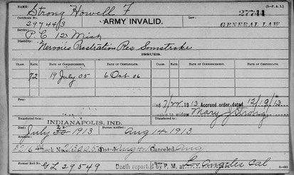 "United States Veterans Administration Pension Payment Cards, 1907-1933." (click to enlarge)