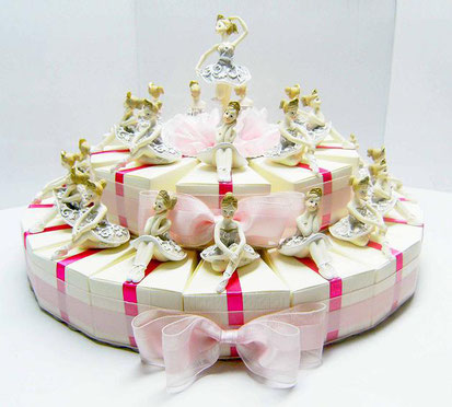 torta ballerine 2 piani