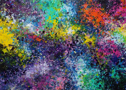 tableau minimaliste de benoit vinadelle artiste peintre