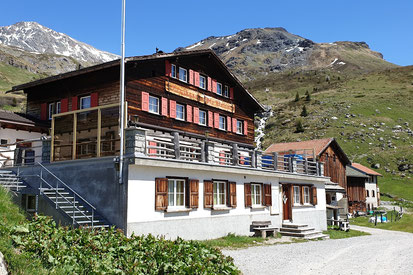 Berghaus Piz Platta auf der Alp Flix