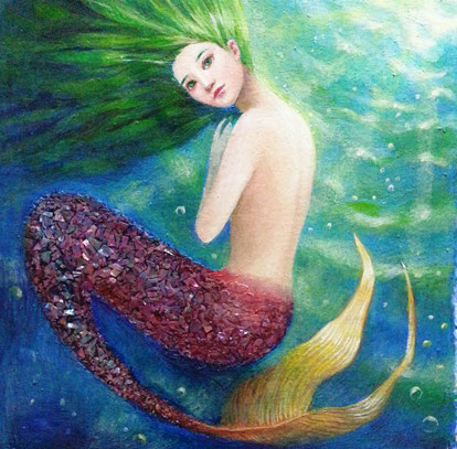 「人魚姫」　油彩・キャンバス　S3