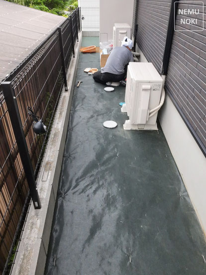 高麗芝、張り替え、ザバーン240、雑草対策、ガーデン、千葉市、君津市