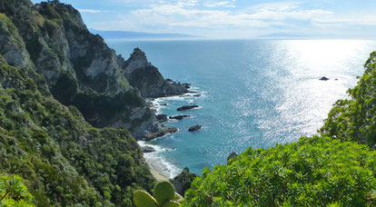 Kalabrien Capo Vaticano Wanderurlaub mit Kombi Sizilien