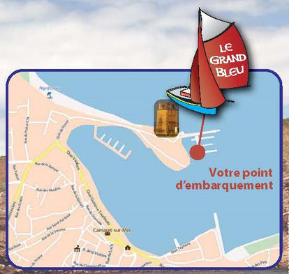 Point d'embarquement le grand bleu