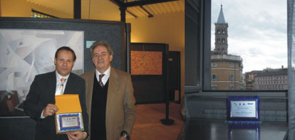 Z profesorem Mario Nicosią - "Natale di Roma" 2009