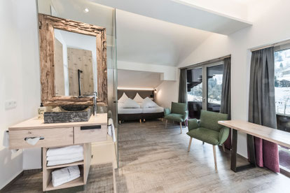Blick in das Hotelzimmer