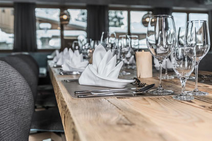 Gedeckter Tisch im Restaurant