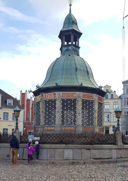 Wismarer Wasserkunst auf dem Marktplatz