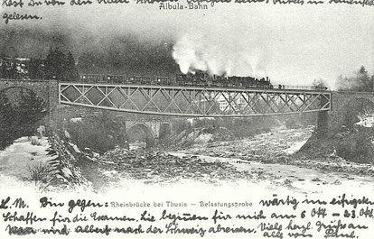 A. Reinhardt Chur, gestempelt 1. Oktober 1903