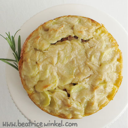 Beatrice Winkel - veganer Kartoffel-Pizza-Kuchen