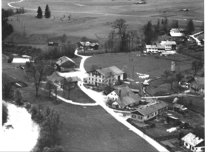 Luftaufnahme von Naring um 1954