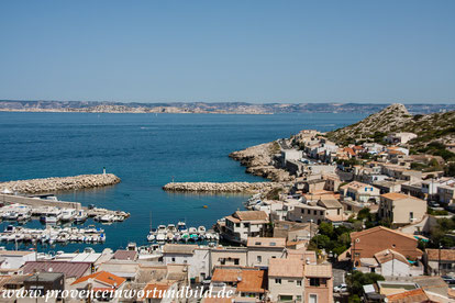 Bild: Les Goudes mit Blick über die Küste von Marseille 