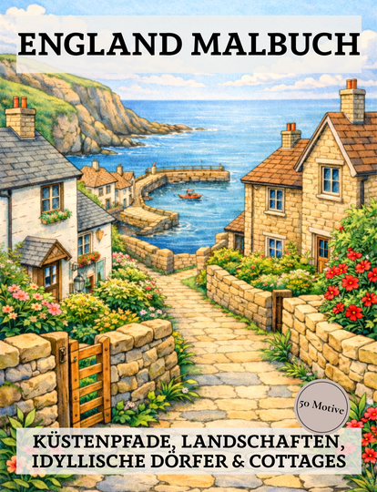 Shop England Notes: England Ausmalbuch