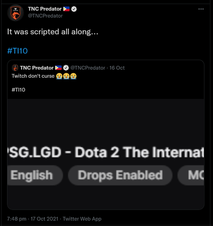 Scripted TI10