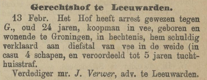 Provinciale Drentsche en Asser courant 16-02-1886