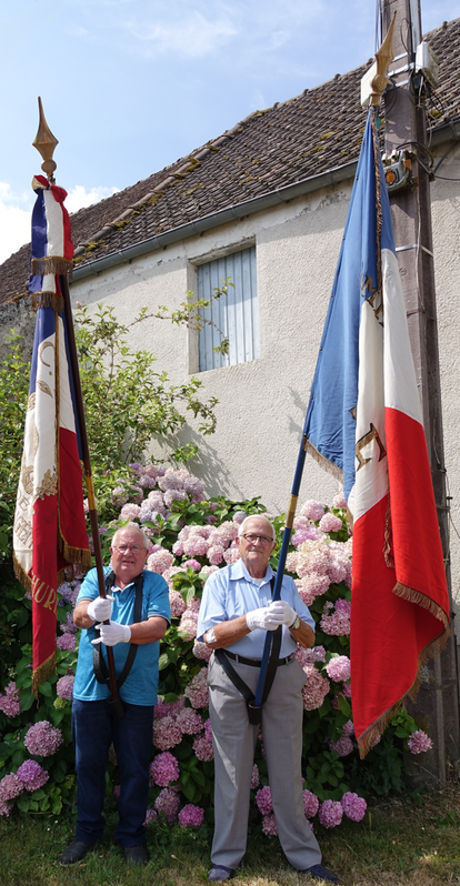 De gauche à droite : Patrick Rossignol et René Meulot
