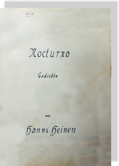 Nocturno - Gedichte von Hanns Heinen, 1950