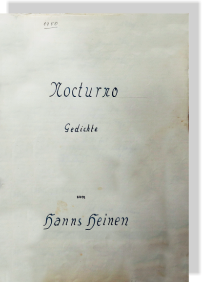 Nocturno - Poems by Hanns Heinen, 1950