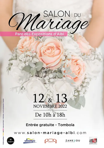 Salon du Mariage d'Albi 12 et 13 Novembre 2022 - Crédit photo : AF EVENT'S