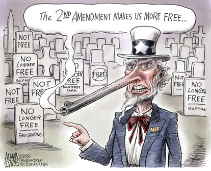"2nd amendment", by Adams Zyglis, February 16, 2023