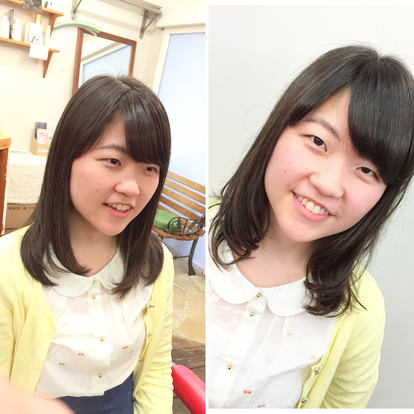 横浜の無責任美容師☆奥条勇気☆ 大学生の春!髪型かえて気分はすっかり大人の女性(^^♪