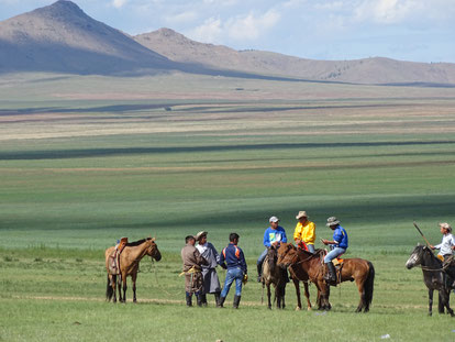 Reiter in der Steppe