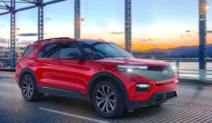 Ford explorer 2020 rouge - achat cache bagage ford explorer