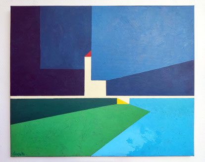 Peinture abstraite de benoit vinadelle artiste peintre