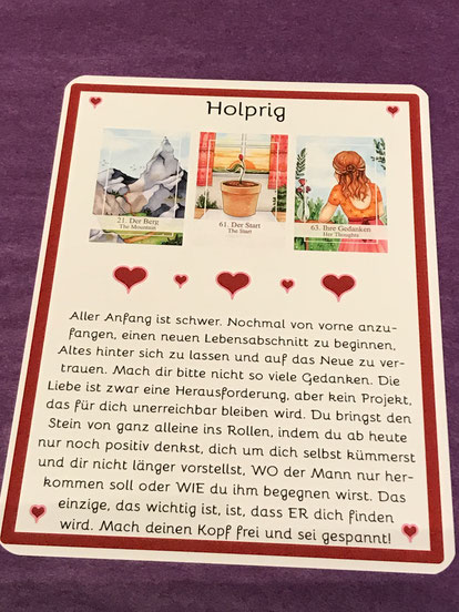 Single-Orakel von Nadine Breitenstein, auf Phönixzauber