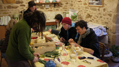                                                Préparation des repas - stage 2015. 