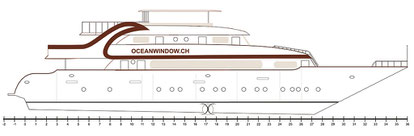 Bauplan der neuen M/Y Ocean Window