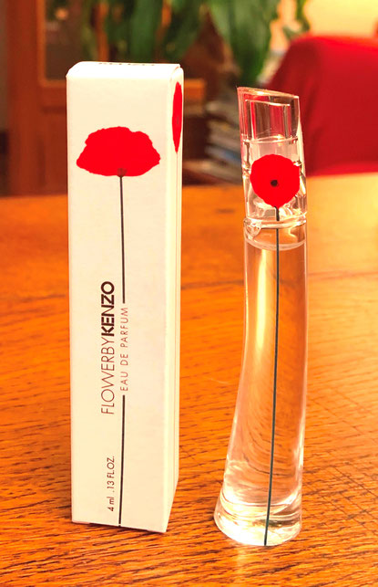 FLOWERBYKENZO - EAU DE PARFUM 4 ML : ECRITURE ROUGE SUR LA BOÎTE